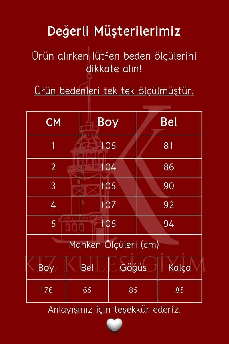 Bayan Bol Paça Kot Pantolon Palazzo Denim Koyu Mavi - 5