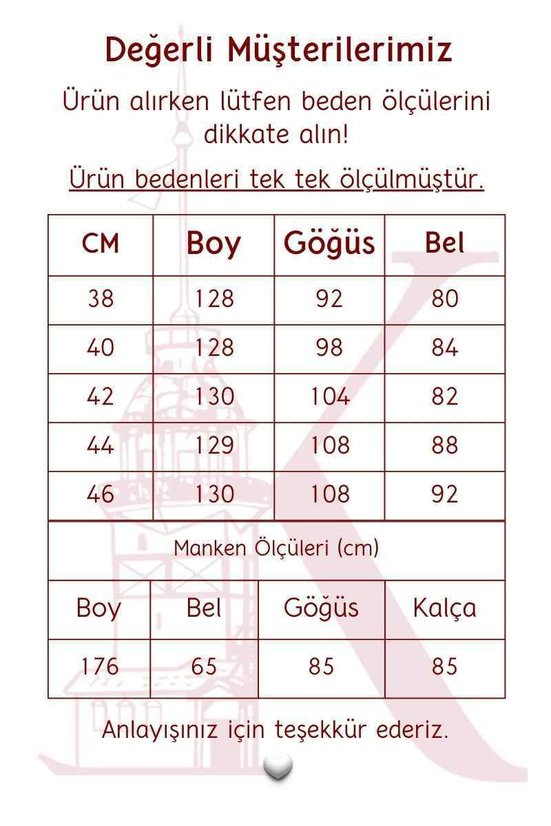 Bayan Denim Elbise Biye Nakışlı Elbise Açık Mavi - 5