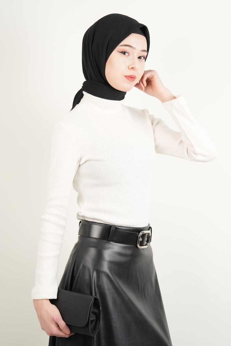 Bayan Fitilli Bady Beyaz - 3