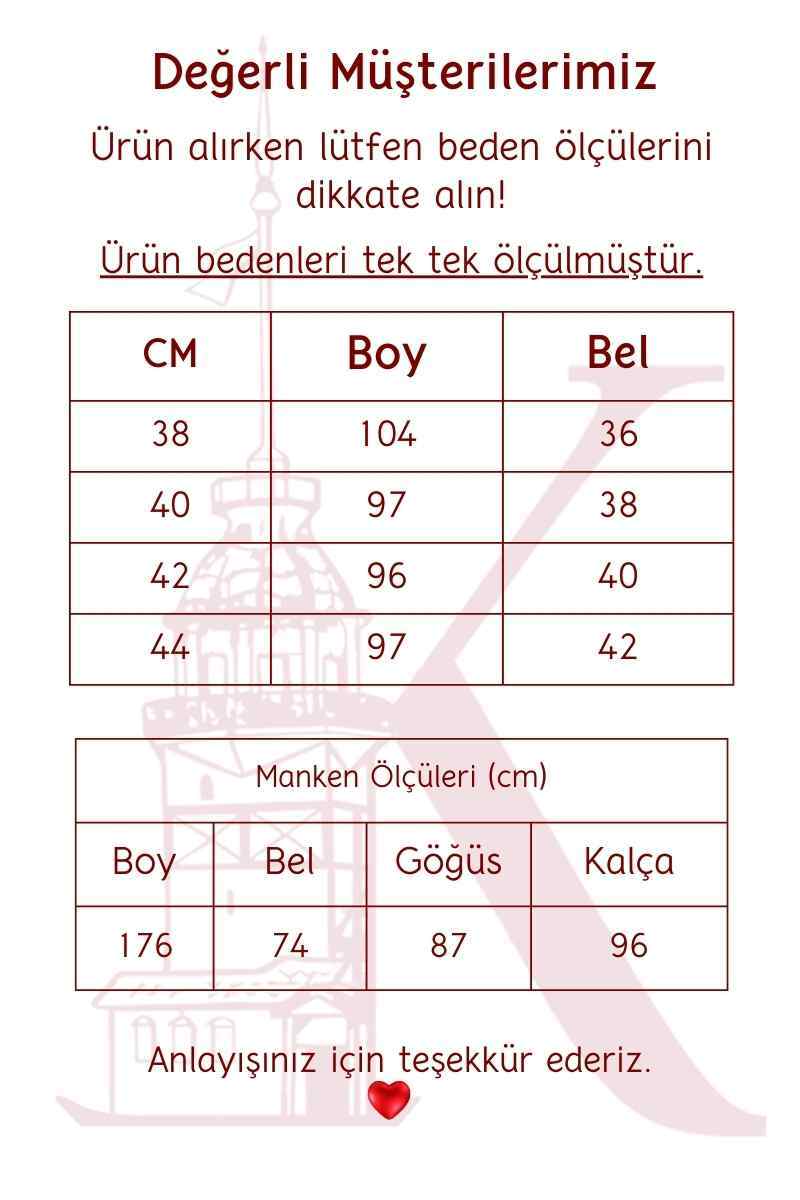 Bayan Kloş Etek Tansel Kemerli Etek Antrasit - 5