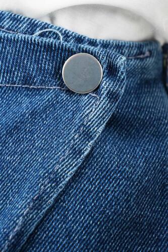 Bayan Kot Etek Ön Çapraz Yandan Bağlamalı Etek Mavi - 3