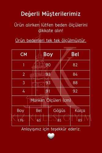 Bayan Kot Pantolon Bel Lastikli Mom Jeans Açık Mavi - 5