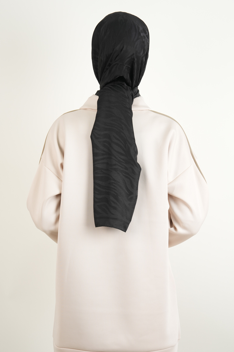 Bayan Scuba Tunik Yarım Fermuarlı Tunik Bej - 4