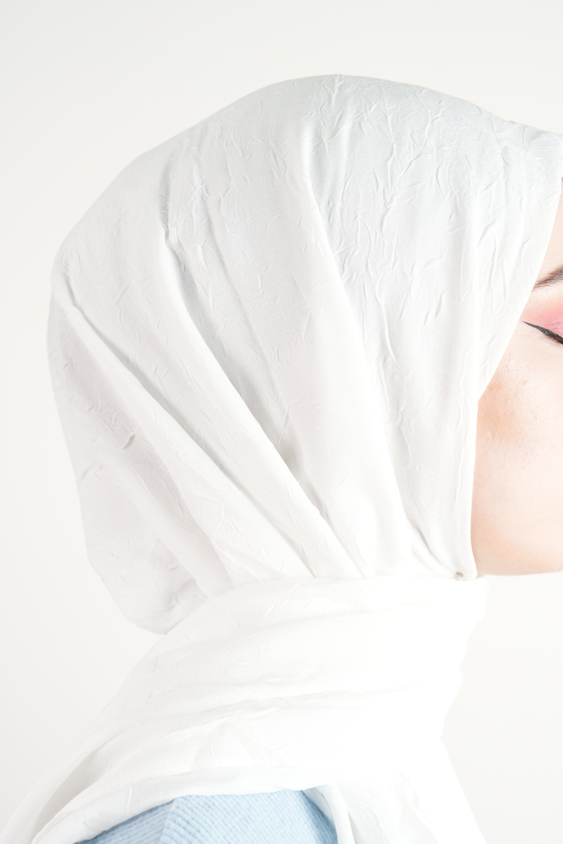 Craş Şal - Beyaz - 3