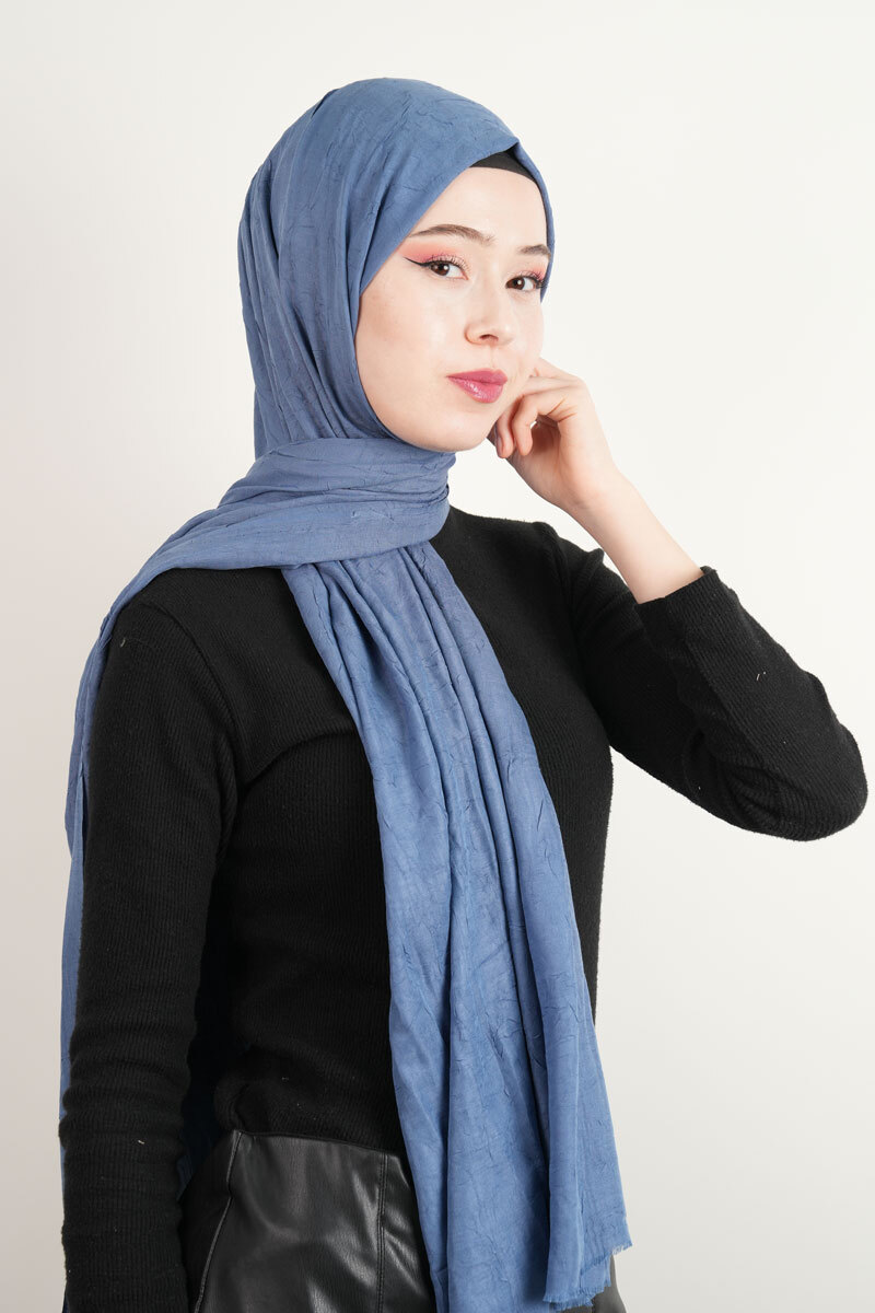 Craş Şal - İndigo Mavi - 2