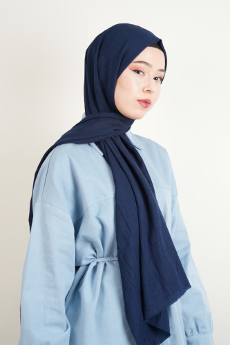 Craş Şal - Lacivert - 2