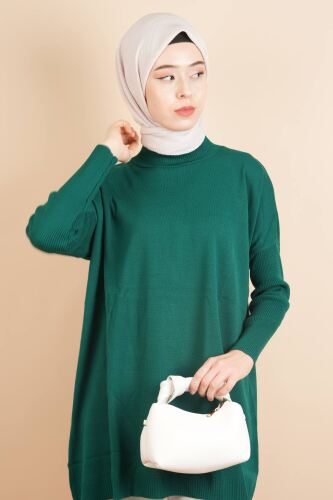 Fitil Kol Yarım Balıkçı Yarasa Kol Kazak Zümrüt - 03Kız Kulesi Teks