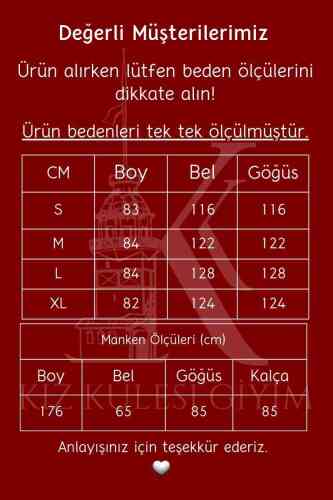 Kadın Bukre Gömlek Tek Cep Tansel Gömlek Mavi - 5