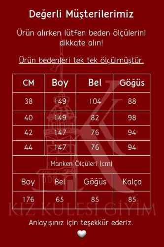Kalem Abiye Kol Ucu Papatya - İnci Kolyeli Krep Abiye Siyah - 6