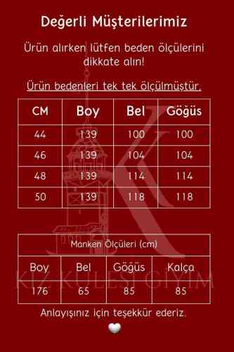 Pile Krınkıllı Etek - Mavi - 5