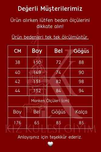 Tesettür Abiye Tafta Kabarık Prenses Taş Kemerli Abiye Çağla Yeşili - 6