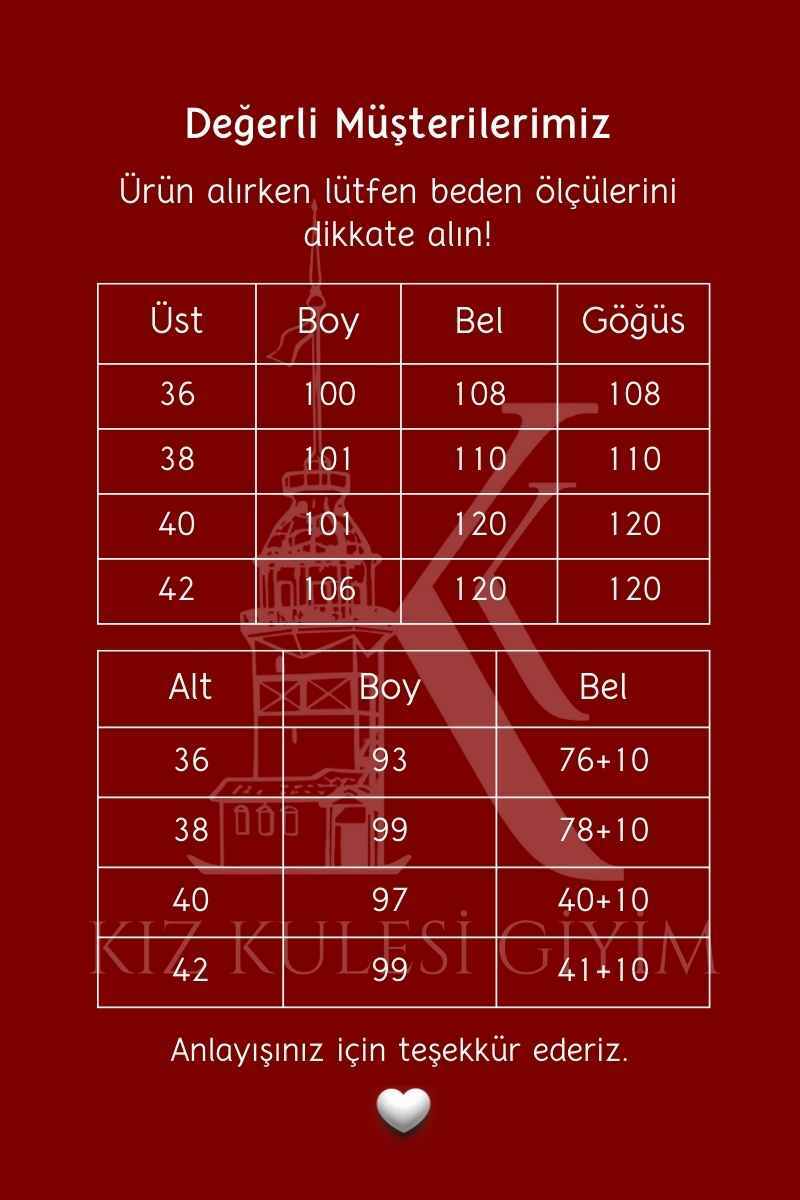 Tesettür Etekli Takım Paraşüt Kumaş 2 li Takım Açık Kiremit - 5