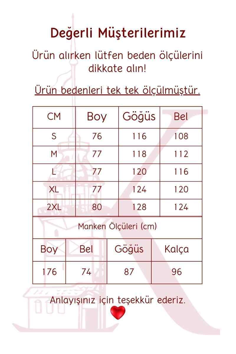 Tesettür Keten Gömlek Pul Büyük Yaprak Desen Gita Gömlek Krem - 5