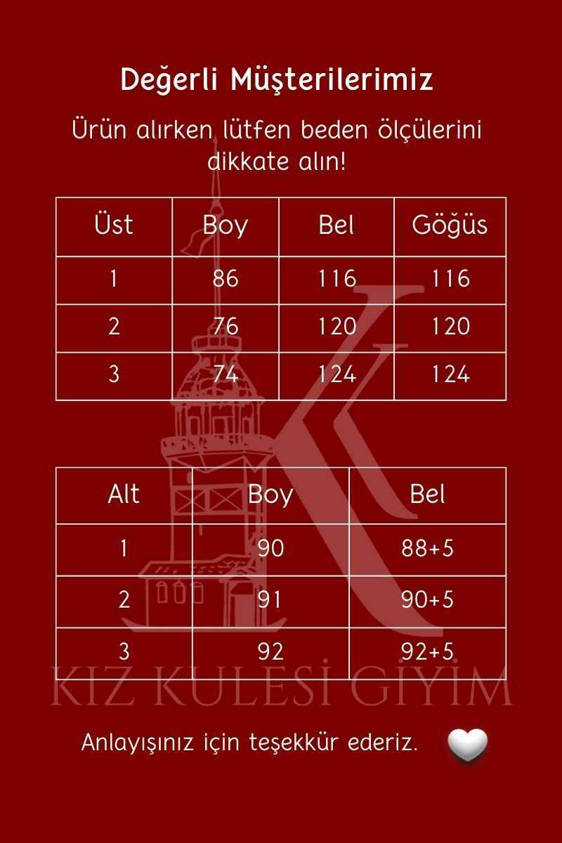 Tesettür Saten Aerobin Takım Bel Tünelli Cep Düğme Detaylı 2 li Çağla Yeşili - 6
