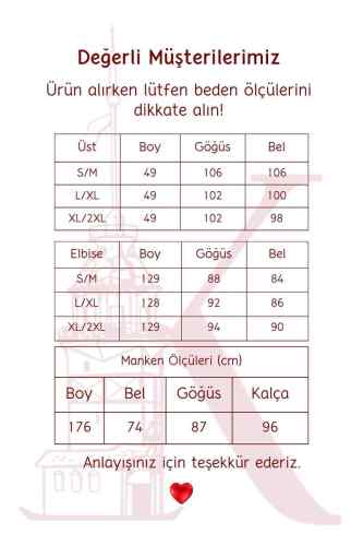 Tesettür Viskon Takım Üst Fermuar Ceketli Elbise Yeşil - 5